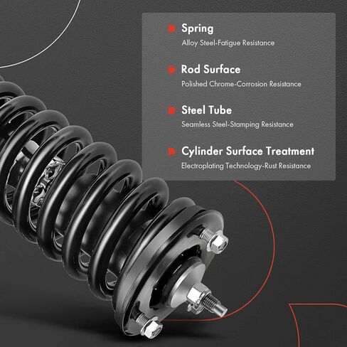 A-Premium Set (4) Front and Rear Complete Shock Absorber Strut & Coil Spring Assembly Compatible with Tacoma 1995-2004 4WD RWD, Driver & Passenger in Saudi Arabia
