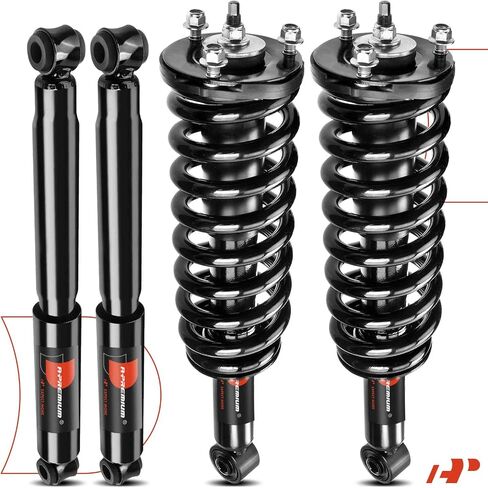 A-Premium Set (4) Front and Rear Complete Shock Absorber Strut & Coil Spring Assembly Compatible with Tacoma 1995-2004 4WD RWD, Driver & Passenger in Saudi Arabia