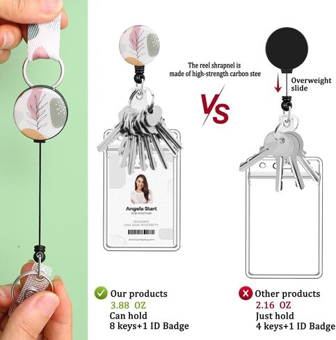 4 Pack Detachable lanyards for Cruise Ship Cards Cute Cruise Lanyards with Retractable Badge Reel and Waterproof ID Badge Holder in Kuwait