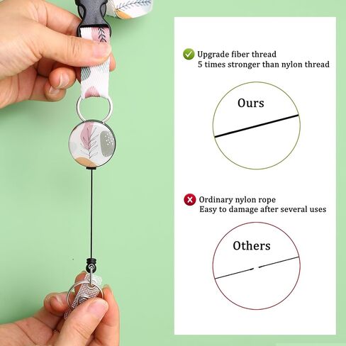 4 Pack Detachable lanyards for Cruise Ship Cards Cute Cruise Lanyards with Retractable Badge Reel and Waterproof ID Badge Holder in Kuwait