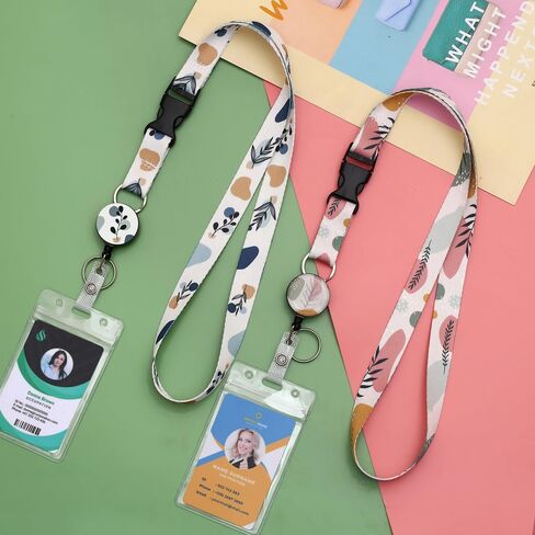 4 Pack Detachable lanyards for Cruise Ship Cards Cute Cruise Lanyards with Retractable Badge Reel and Waterproof ID Badge Holder in Kuwait