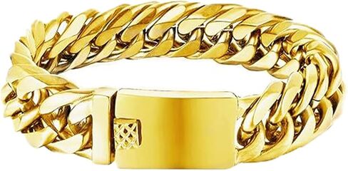 Mens Bracelets Cuban Link Friendship Bracelet Sturdy Chain Gifts for Christmas Father's Day Anniversary Graduation .(BC) in Saudi Arabia