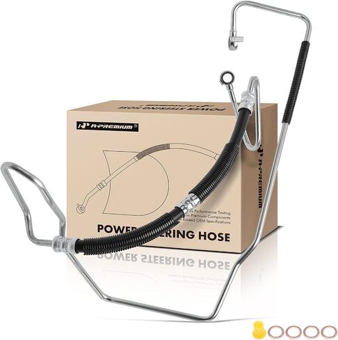 A-Premium Power Steering Hose Pressure Hose Line Assembly Compatible with Lexus GS430 2001-2010 4.3L, GS400 1998-2000 4.0L, Pump To Gear/Rack Pinion, Replace# 4441030410 in Saudi Arabia