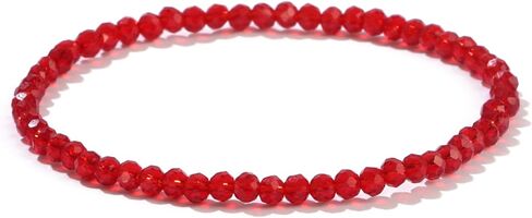 HANGINTHERE Crystal Bracelets for Women, 3mm Crystals, 7 Inches, 0.1 Ounces, Gift Jewelry Velvet Bags in Saudi Arabia
