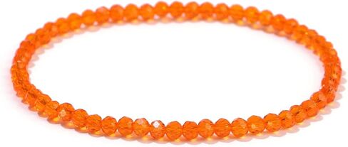 HANGINTHERE Crystal Bracelets for Women, 3mm Crystals, 7 Inches, 0.1 Ounces, Gift Jewelry Velvet Bags in Saudi Arabia