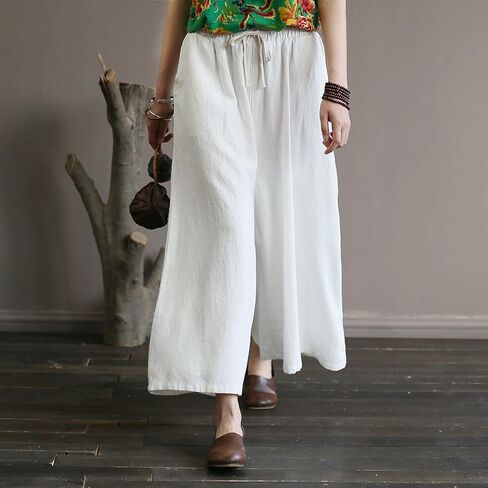 Shanghai Story Linen Coat Jacket Long Dress Chinese Cheongsam Style Dresses Wide Leg Pants for Women in Kuwait