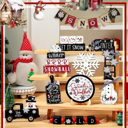 20 Pcs Graduation Tiered Tray Decorations Set Class of 2025 Tiered Tray Decor 2025 Senior Graduates Wood Table Decorations Truck Wooden Signs Farmhouse for Home Kitchen Table Shelf (Grad) in Kuwait