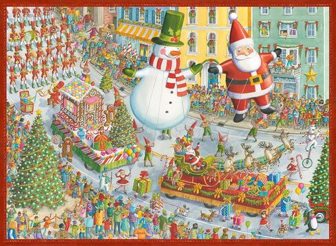 Ravensburger Here Comes Christmas! 500 Piece Puzzle for Adults - 17460 - Every Piece is Unique, Softclick Technology Means Pieces Fit Together Perfectly in Saudi Arabia