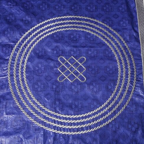 HD Traditional African Clothing for Men Nigerian Man's Agbada Embroidery Bazin Boubou Outfit in Kuwait