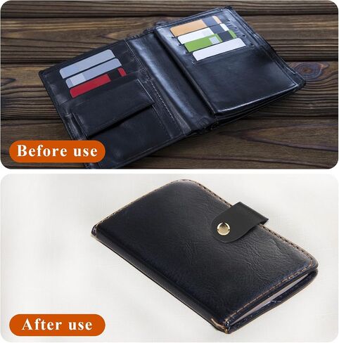 8Pcs Leather Snap Buckles Leather Snap 5 Colors Leather Tab Closure Suitable for Wallet Bag Holder,Laptop Wallet Making DIY Craft in Saudi Arabia
