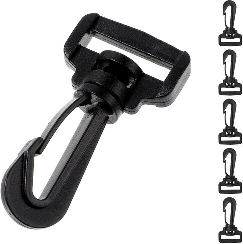 DIVINA VITAE 15Pcs Plastic Clips for Straps, 1 Inch Swivel Hook Nylon Webbing Hook Clip Plastic Clip for Repair Or Replace Damaged Hooks in Saudi Arabia