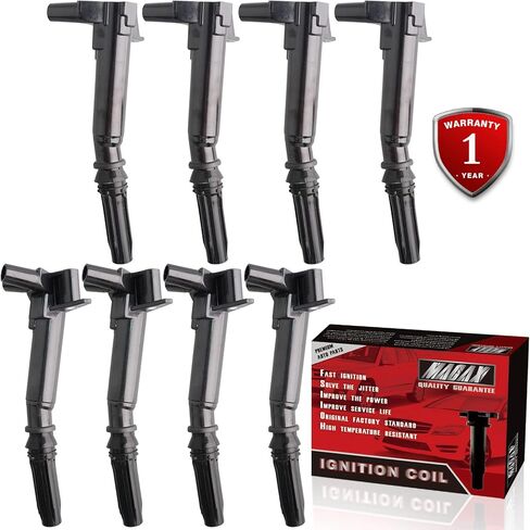 Set of 8 Ignition Coils UF631 UF639 Compatible with 2010-2017 Ford F150 F250 F-350 - V8 6.2L Replaces C1800 in Kuwait