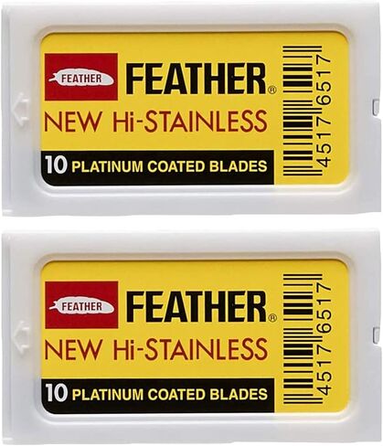 Feather Double Edge Safety Razor Blades 200 Count in Saudi Arabia