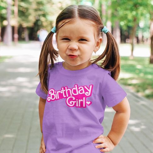 Olive Loves Apple Birthday Girl Doll Themed Outfit for Birthday Party Shirt in Kuwait