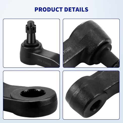 LCWRGS Pitman Idler Arm 4-Groove استبدال لسيارة Chevy Silverado Suburban Tahoe Express Avalanche GMC Sierra Yukon XL Savana Cadillac Escalade ESV EXT، K6534 K6536 in Saudi Arabia