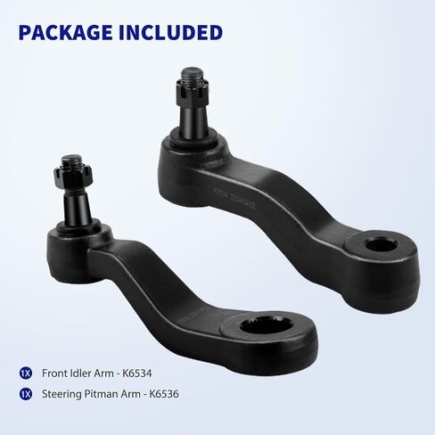 LCWRGS Pitman Idler Arm 4-Groove استبدال لسيارة Chevy Silverado Suburban Tahoe Express Avalanche GMC Sierra Yukon XL Savana Cadillac Escalade ESV EXT، K6534 K6536 in Saudi Arabia