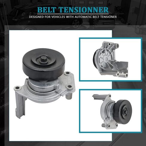 IRONTEK 166200W036 مجموعة بكرة شد الحزام مناسبة لكزس (1998-2000 GS400/ 2001-2007 GS430/ 1998-2000 LS400)، لتويوتا (2001-2009 سيكويا/ 2000-2009 تندرا) #16620-0W101 305255 38173 38488 in Saudi Arabia