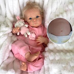 Zero Pam Reborn Baby Dolls Silicone Full Body 18 in Realistic Baby Doll Anatomically Correct Real Baby Doll That Look Real Life Reborn Dolls with Accessories