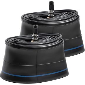 2-PCS 3.25/3.50-16(90/100-16) TR4 Straight Valve Stem Heavy Duty Butyl Rubber Dirt Bike Motorcycle Replacement Inner Tubes Compatible with Mini Pit Bikes, Off-Road Motorcycles Front/Rear Tire Tubes