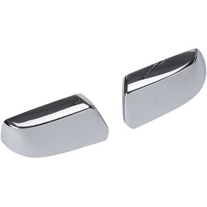 Quality Accessories Triple Chrome Plated Top Half Mirror+ Tahoe+Suburban+Yukon (Top Mirror Covers Only)