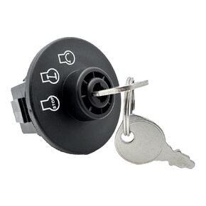 Ignition Starter Switch with Keys Fit for Kubota Z121 Z122 Z125 Z411 Z421 Z723 Z724 Z725 Z726 ZG123 ZG124 ZG127 Zero Turn Mowers Replace K3011-62110 K3011-62102 K3011-96200 with 2*Keys