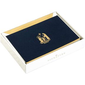 Dayspring Religious Christmas Cards (16 Cards and Envelopes) Winter Church