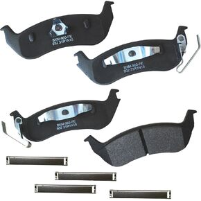 Bendix Premium SBM932 Semi-Metallic Rear Brake Pads for Ford Crown Victoria 2011-2003, Grand Marquis 2004-2003, Lincoln Town Car 2011-2003, Mercury Grand Marquis 2011-2003, Marauder 2004-2003