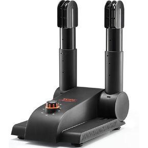 VEVOR Detachable 4 Tubes Shoe Dryer, Portable Boot Dryer with Timer, Boot Warmers/Dryer with Heat Blower & ABS+PP for Snow Boots, Leather Shoes, Canvas Shoes, Socks, Black & Orange