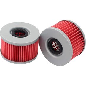 Compatible with Pack of 2 Oil Filter for Honda Rancher 400 Foreman Rubicon 500 Rincon 650 680 TRX680 400 500 650 ATV