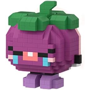 Happy Fruit Party Series Micro Building Kit Toys Cute Fruits Mini Bricks Desktop Ornaments Compatible Nano Kids 12 Sets