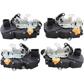 NewYall Set of 4 Front Rear Left Driver and Right Passenger Side Door Lock Actuator for Cadillac Escalade ESV EXT Avalanche Silverado Suburban Tahoe GMC Sierra Yukon
