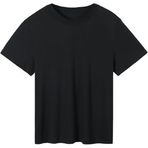 AUROLA Everyday Oversize Tshirt for Women, Workout Tops Short Sleeve Lightweight Shirts, Yoga Running Gym Athletic Tee Top in Kuwait