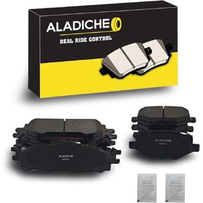 8Pcs Front Rear Ceramic Disc Brake Pads Set Compatible with 2011-2017 for Ford Explorer(base model ONLY), 2009-2019 for Ford Flex,2010-2019 for Ford Taurus,2010-2014 for Lincoln MKT
