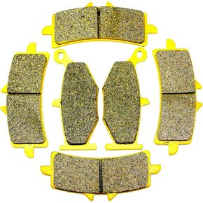 Front Rear Brake Pads for Suzuki GSX 1300 R GSX1300R Hayabusa RAL (Brembo Calipers) 2013 2014 2015 2016 2017 2018 2019 2020 2021 2022 2023 Brakes FA447 FA419 MC0009