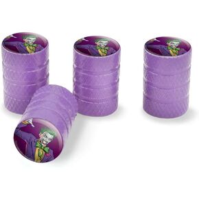 GRAPHICS & MORE Batman Joker Character Tire Rim Wheel Aluminum Valve Stem Caps