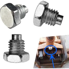3 PCS Car Jack Pressure Rod Fixed Screw Replacements, 0.46In x 0.74In Horizontal Design, Waterproof Durable Metal Vehicle Floor Jack Handle Bolt, Universal for Most Cars (Silver)