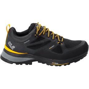 حذاء Jack Wolfskin رجالي منخفض الارتفاع للمشي لمسافات طويلة، أحمر برتقالي 2137