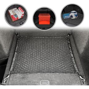 Rear Envelope + Floor Style Elastic Trunk Mesh Cargo Net for Acura RDX 2019-2024 - Premium Trunk Organizer and Storage - Luggage Net for SUV - Best Car Organizer for Acura RDX