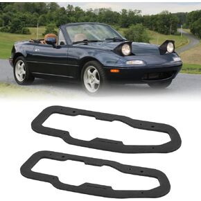 Tail Light Gasket Compatible with 90-97 Mazda Miata MX5, 2 PCS Taillight Gasket For 90-97 Mazda Miata Tail Light Taillights Accessory Black, OEM NA01-51-158