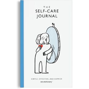 The Stress-Relief & Selfcare Journal - 180 Days Daily Reflection Notebook - The Anti-Anxiety Notebook - Guided Mental Healthy Journal for Women & Men - 2024 (White - Minimalist Bliss)