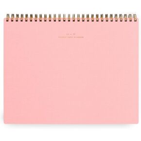 24-25 Weekly Task Planner by Appointed, 12 Month Top Bound Academic Planner, Week and Month Spread, Notes Section, American Made (Blossom Pink)