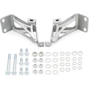 Engine Swap Conversion Mount Brackets Compatible for Chevy C10 GMC Truck Small Block V8 1963-1972 6372MP-SM