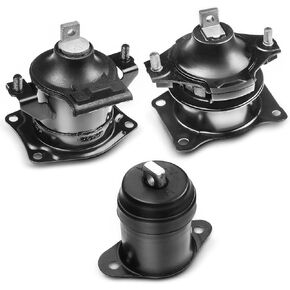 A-Premium 3PCS Engine Motor Mount Set Compatible with Honda Accord 2003 2004 2005 2006 2007, 3.0L, Coupe Sedan, Automatic Transmission