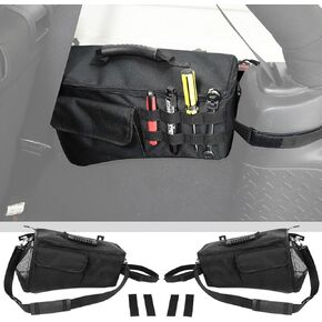 Voodonala for Jeep Storage Bag Box Rear Trunk Pockets Organizer for 2007-2018 Jeep Wrangler JK JKU 4 Door, Durable Oxford