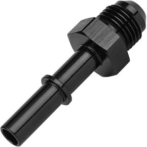 6AN Male To 5/16" SAE Quick Disconnect Male Push On EFI Fitting Adapter Aluminum