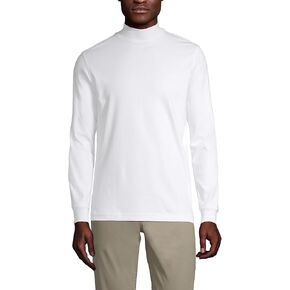 Lands' End Men's Super Soft Supima Mock Turtleneck