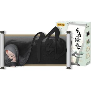 52TOYS Candybox Sleep Chinese Scrolls 1PC, Collectible Toy Kawaii Creative Gift Room Decor Desktop Decoration 5.9 Inch, Gift for Birthday Party