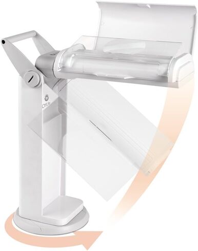 OttLite 13-Watt Classic CFL Magnifier Task Lamp, Turquoise in Saudi Arabia