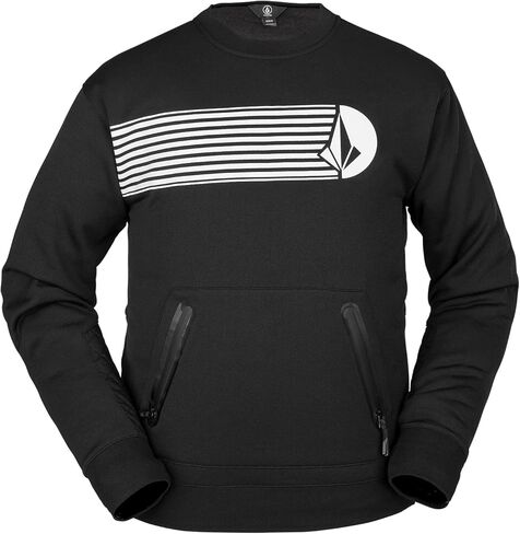 Volcom Men's Let It Storm Crew Riding Snowboard Fleece Sweatshirt in Kuwait