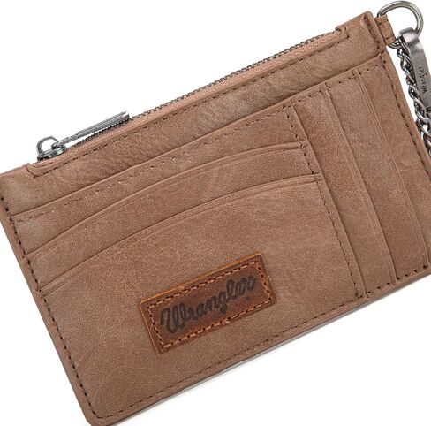 Montana West X Wrangler Wallet Card Holder RFID Credit Card Holder for Women Small Card Wallet Keychain Wallet with Wristlet Strap in Saudi Arabia